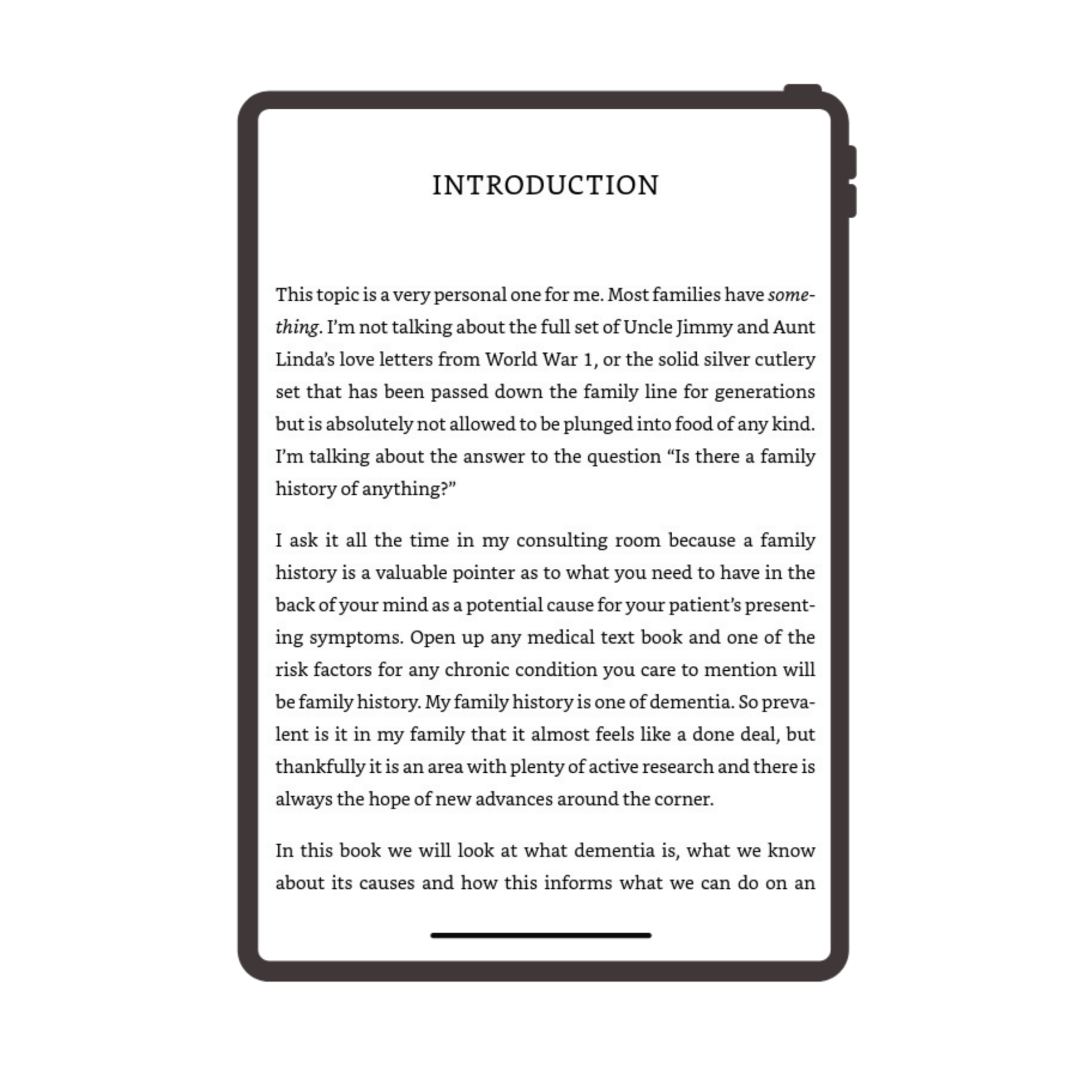 After Thought - Dr White talks about Dementia (eBook)
