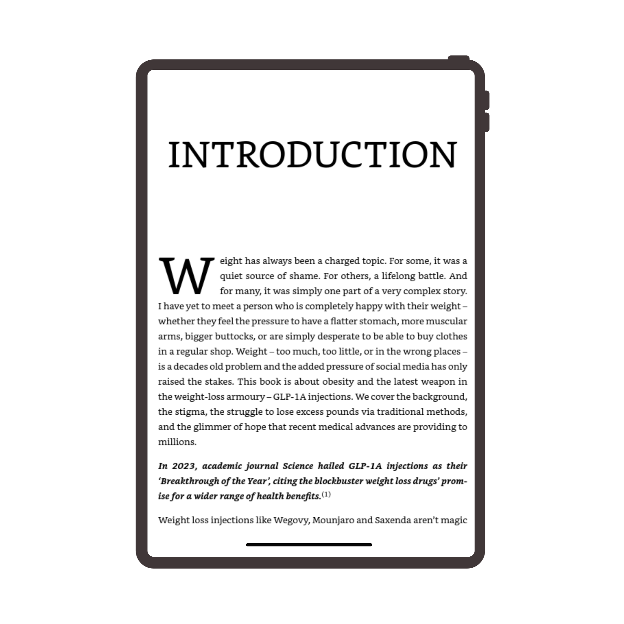 Off The Scale - Dr White Talks About Weight Loss Injections (eBook)