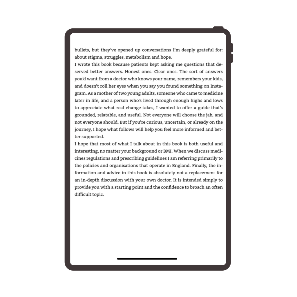 Off The Scale - Dr White Talks About Weight Loss Injections (eBook)