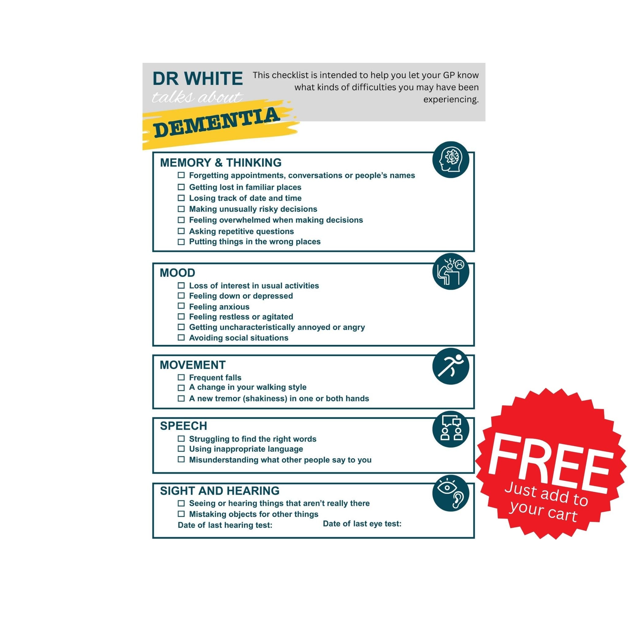 Dementia Checklist